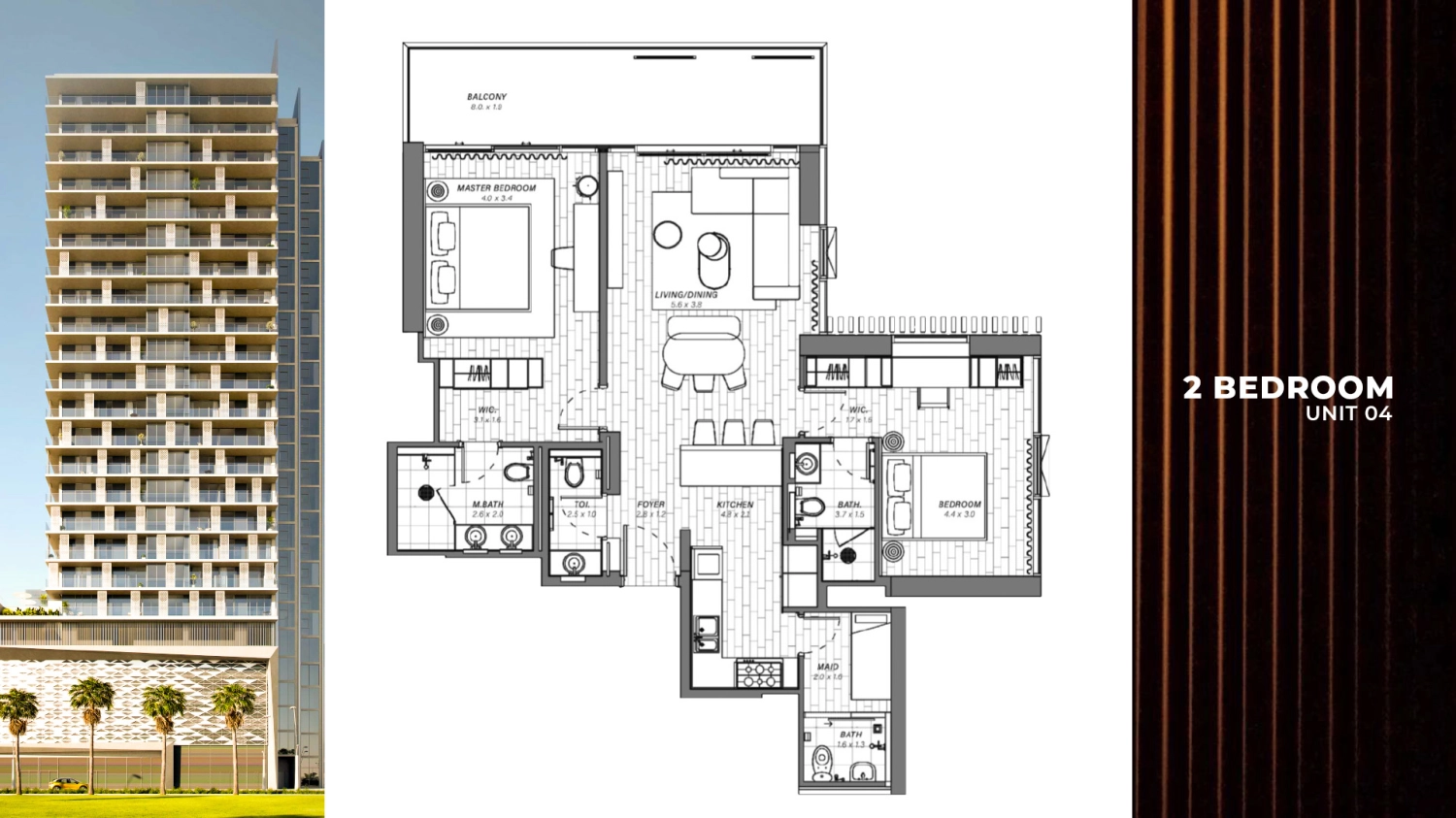 2 BR - Type B
